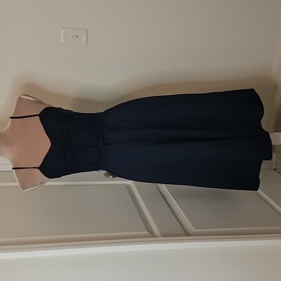 Gap, Size 4, Blue Dress, NEW with Tags, Linen Blend, Adjustable Straps - Picture 1 of 16